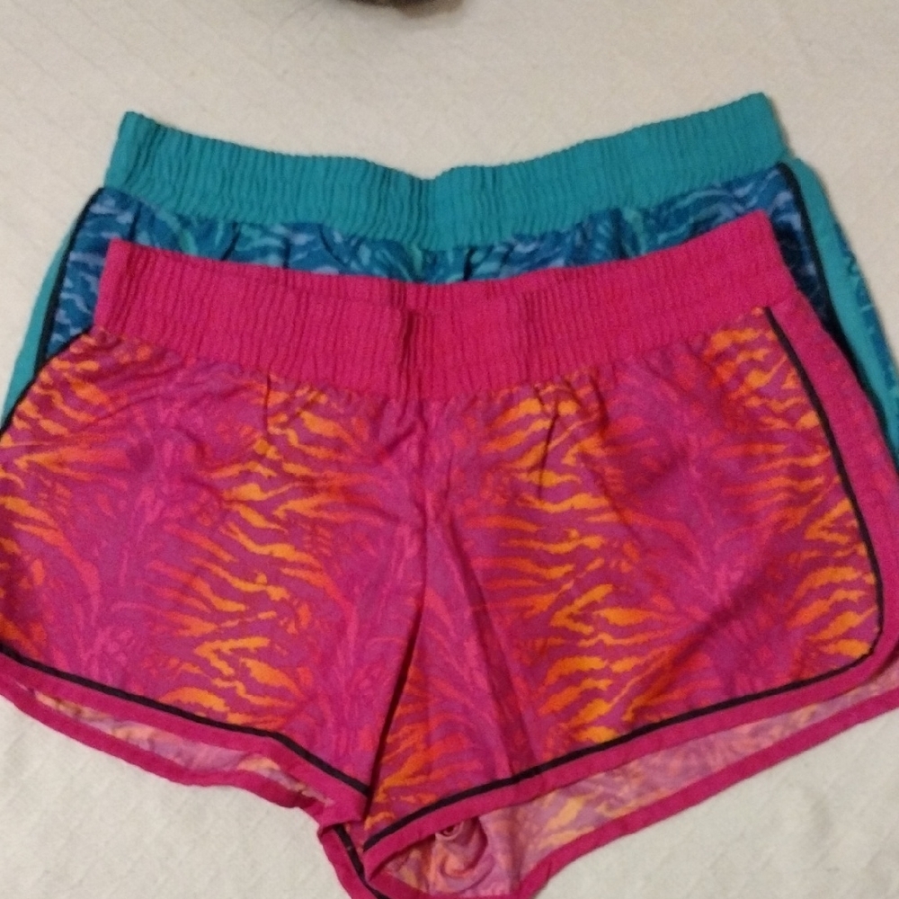 Vibrant Pink and Teal Women's Shorts